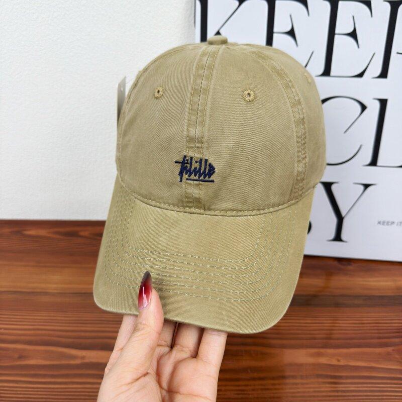 Retro Embroidery Snapback Hat for Men Women Vintage Washed Baseball Caps Spring Autumn Leisure Adjustable Soft Top Hats