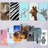 NH6 Animal Zebra Giraffe Case for Motorola G10 G20 G30 G31 G32 G34 G35 G41 G42 G50 G51 G52 G55 G60 G60S G62 G71 G72 G75