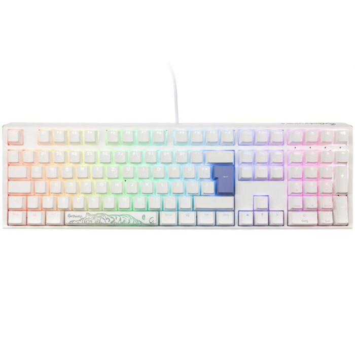 Clavier de gaming - DUCKY - One 3 Classic Pure White - RGB LED - Mécanique - Anti-ghosting