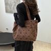 Bow Diamd Women's Sweet Shoulder Bag Soft Corduroy Female Retro Shopping Bags Multi-pocket Ladies Travel Tote Purse Handbags