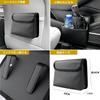 Mellbo Car Trash , Hanging, PU Leather, Storage Box, Small Items, Trash Bag with