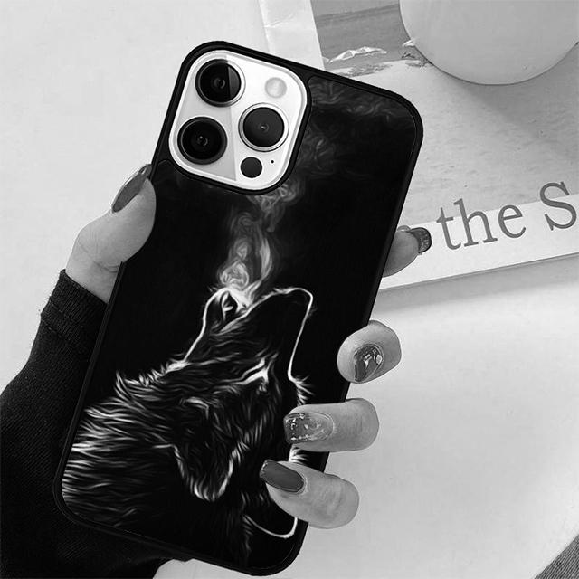 Snow Wolf Coque Shell For iPhone 17 Air 15 16 14 13 12 Pro Max 11 Pro Max Plus Phone Case Cover