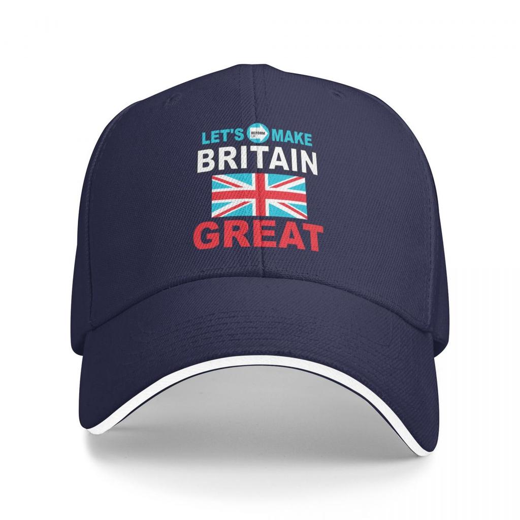 Baseball Caps Let's Make Britain GREAT Again UK Trending Graphic Unisex Casual Summer Caps