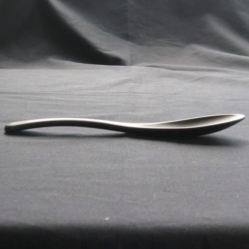 Nagao Heat-Resistant Plastic Soft Spoon Set (5 pieces), Black, Dishwasher Safe, Made in Japan