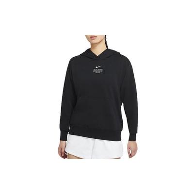 Αθλητικό Φούτερ με Κουκούλα Swoosh Γυναικεία Μπλούζες Μαύρο DJ6948-010