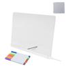 LED Note Board Rechargeable Acrylic Memo Pad Erasable Glowing Message Board To-do List Board Reusable Weekly