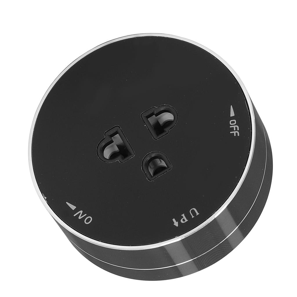 Gniazdo szynowe Adapter do wyjmowanego gniazda PC Uniwersalny 250 V Okrągły ze wskaźnikiem świetlnym do wtyczki US EU