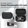 Portable Street Photography Kit Storage Bag Mini Shockproof Xplorer Grip Protective Case for DJI Osmo Action 3/4/5 Pro