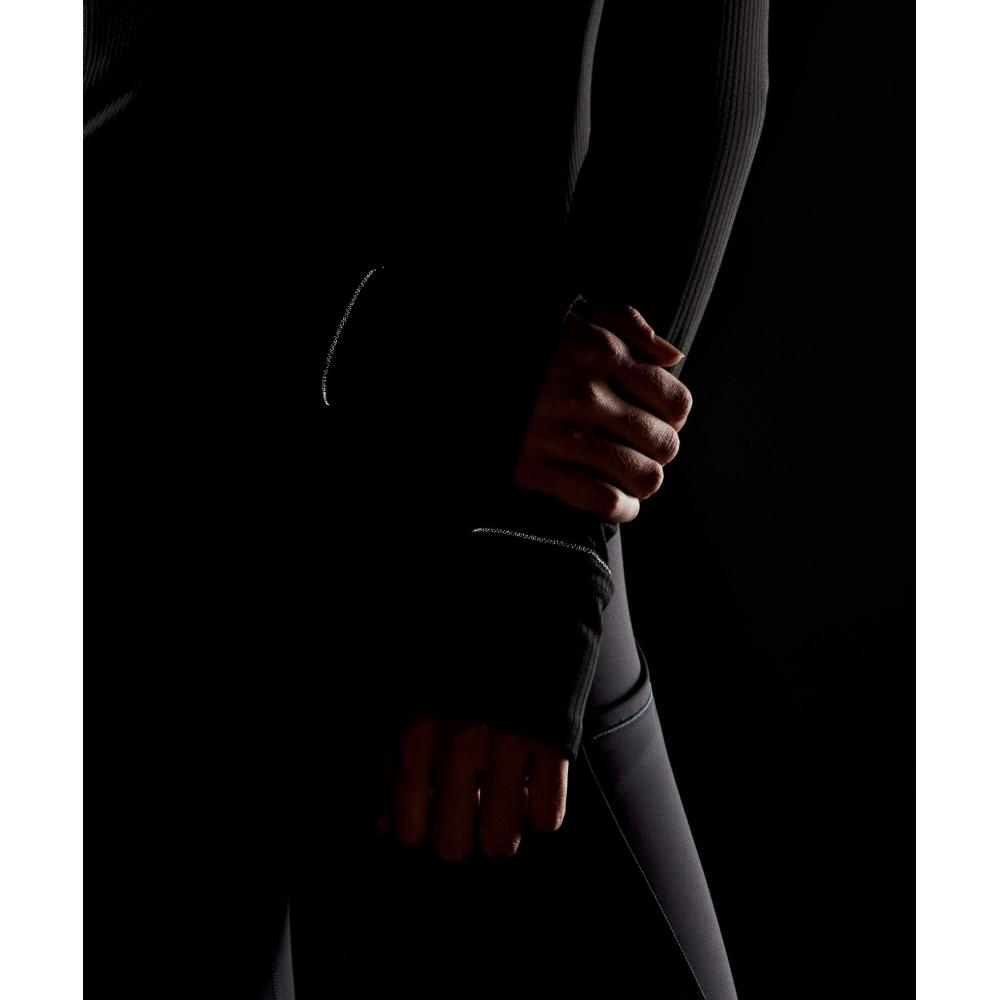 Lululemon It S Rulu Ribbed Long Sleeve Shirt  Updated Black