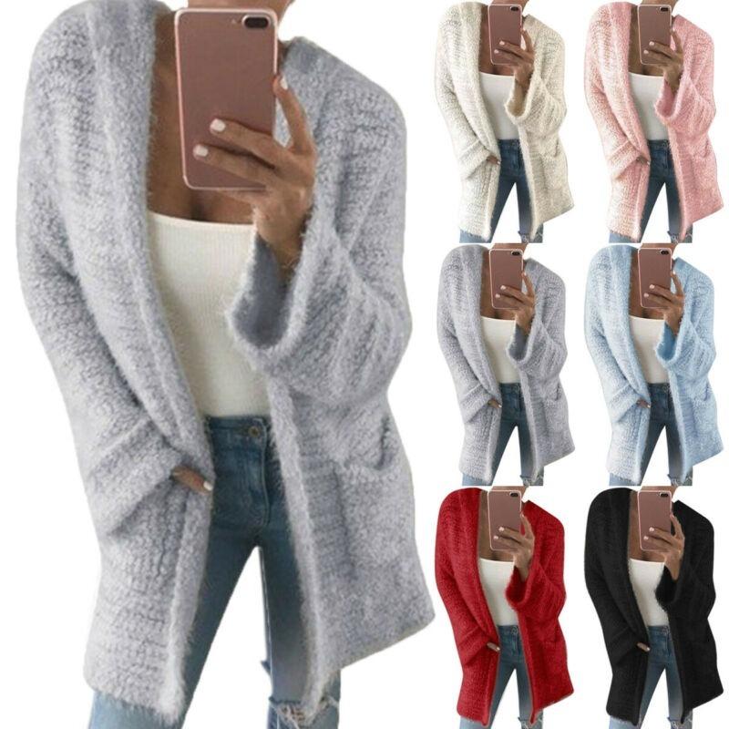 womens fluffy cardigans