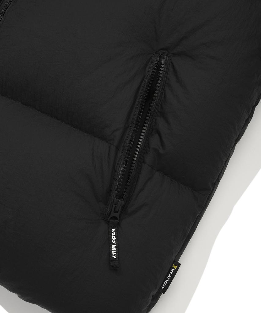 Wacky Willy Nylon Down Jumper Black