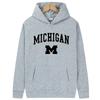 Mens Hooded Cotton Blend Sweatshirt With Printed Design Regular Fit Casual Wear