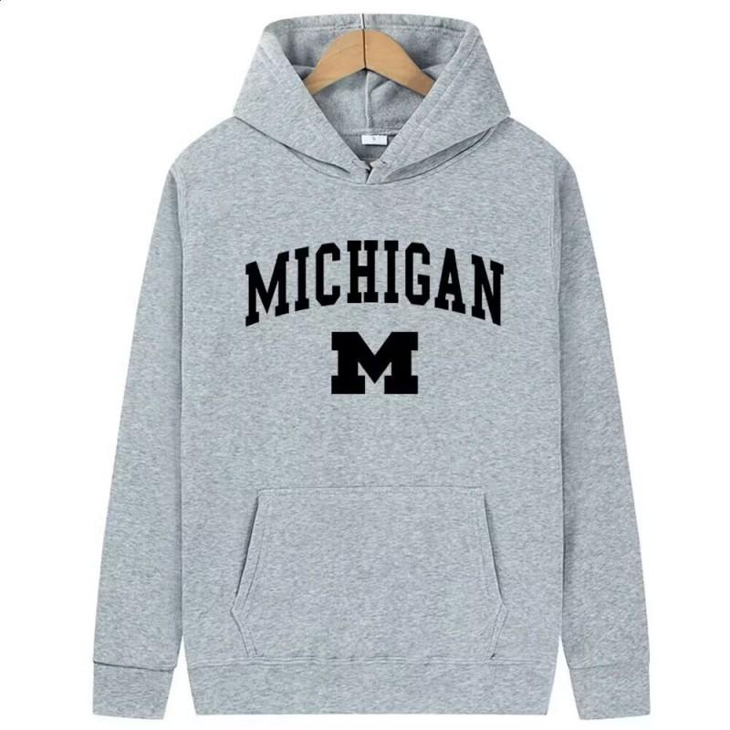 Mens Hooded Cotton Blend Sweatshirt With Printed Design Regular Fit Casual Wear