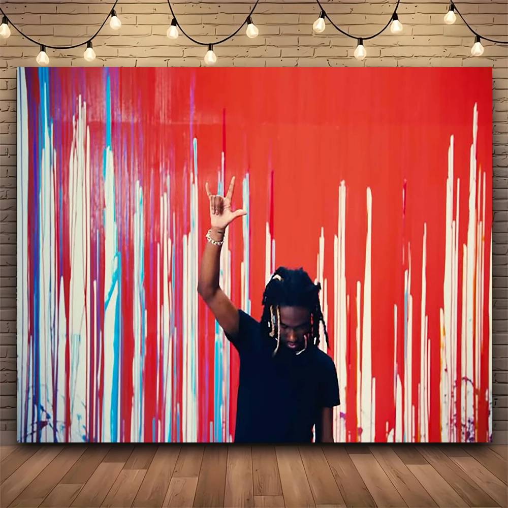 RAPPER SINGER OOsamaSon Tapestry Print Large Tapestry Wall Hanging Wall Tapestry Decor Living Room Bedroom Home