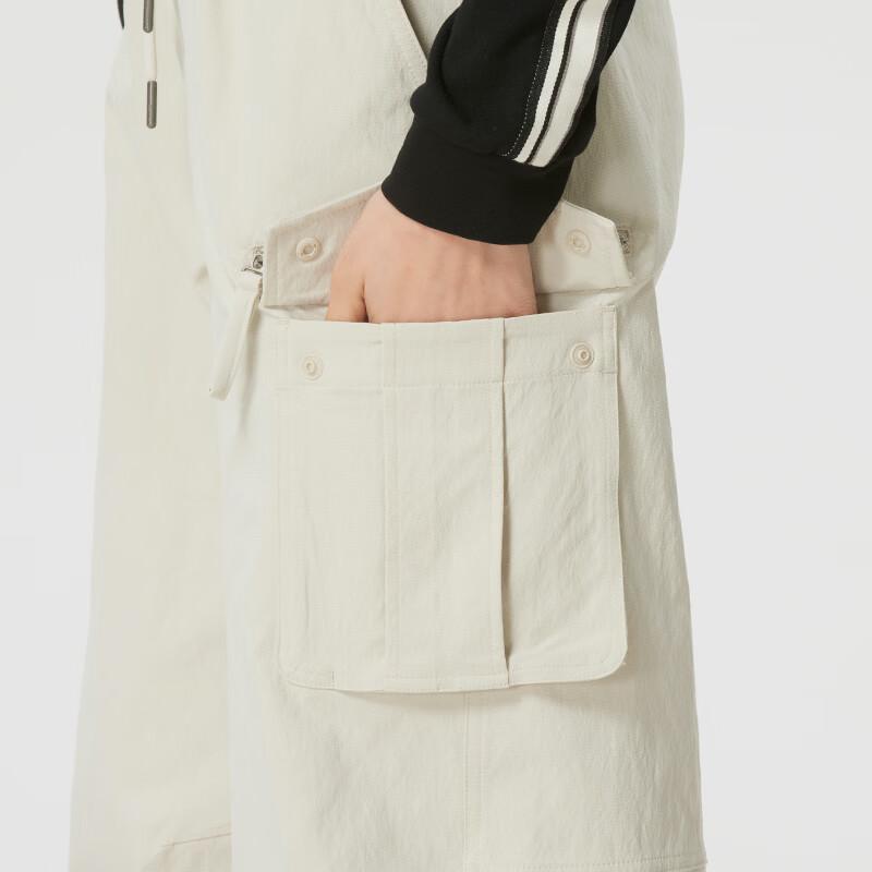 MLB FW25 Boston Red Sox Water-Resistant Cool Feel Woven Wide-Leg Loose Fit Cargo Pants Women pants 3FWPV0161-43SAL