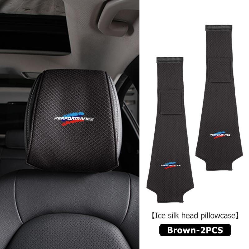 Car Seat Headrest Cover Cushion Neck Pillow Protector Pad For BMW 5 Series G30 G31 G32 G38 2021 2020 2019 2018 E46 E91
