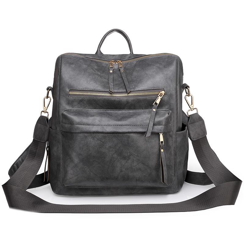 

Рюкзак Рюкзак большой вместимости Двойного назначения Женская наплечная сумка Ретро рюкзак