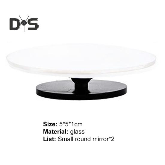 For Reversing 2Pcs Rearview Convex Mirror Clear 360 Degree Rotation Wide Angle Car Rimless Convex Parking Mirror Driving Safet