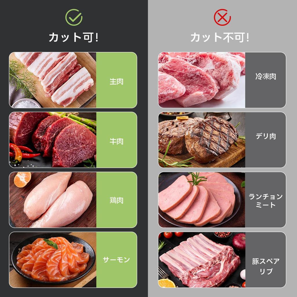 ZTQCSQ Raw Meat Slicer Meal Adjustable Thickness 2 or 4 mm Manual Quick for and for and Hot Pot Gray (Stable Grip), Prep, Cutter, Slicing, Shredding,