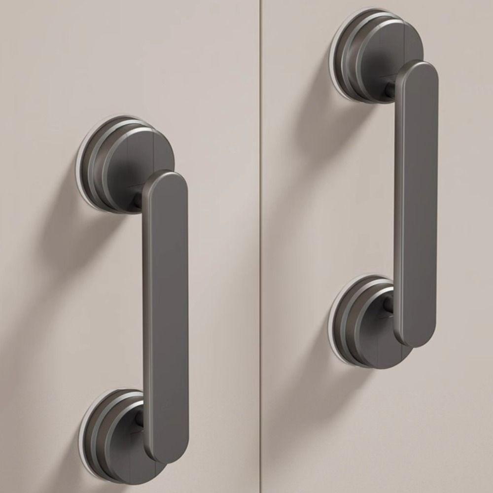 1/2Pcs Removable Sliding Door Handle Waterproof Bathroom Shower Auxiliary Handle  Bathroom