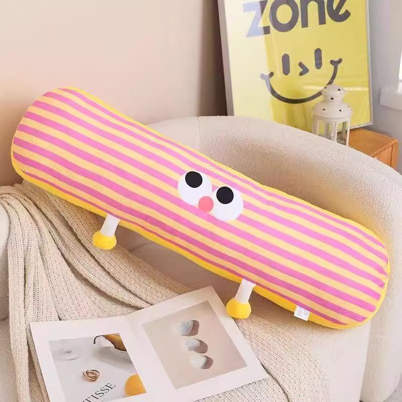 Washable Long Body Pillow for Side Sleepers, Bedroom Dormitory Cushion, Men's Backrest, Women's Leg Pillow