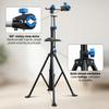 Bike Repair Workstand with Clamp Floor-Standing Maintenance Rotating