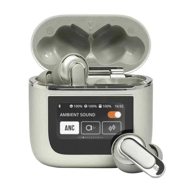 JYL TS ANC Wireless Earbuds LCD Display Built-in Mic HiFi Surround Sound Smooth Communication