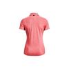 Under Armour Solid Loose Casual Short Sleeve Polo Shirt Women tops Pink 1363949-872
