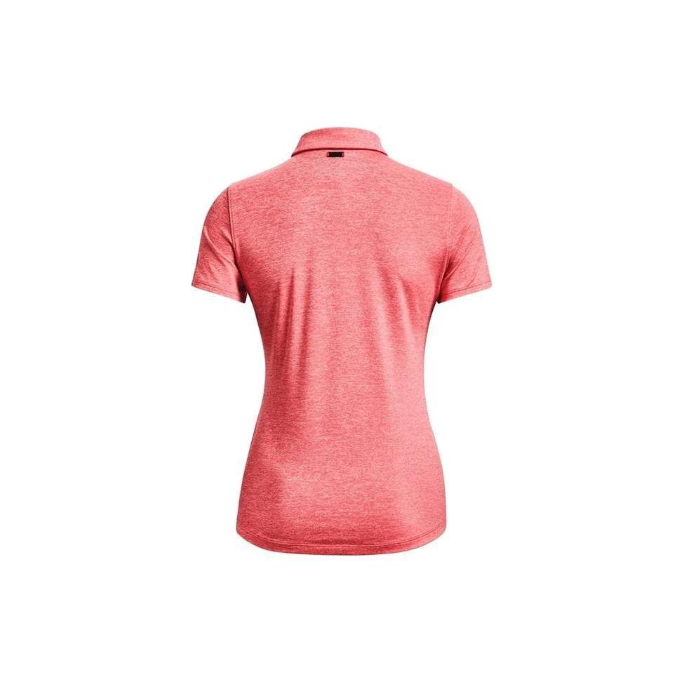Under Armour Solid Loose Casual Short Sleeve Polo Shirt Women tops Pink 1363949-872