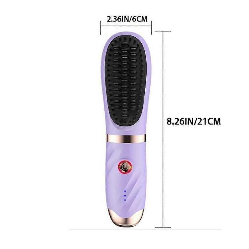 New All-in-One Hair Straightener Professional Quick Heated Electric Hot Comb Hair Mini Comb Personal Care Multifunctional Hairstyle Brush