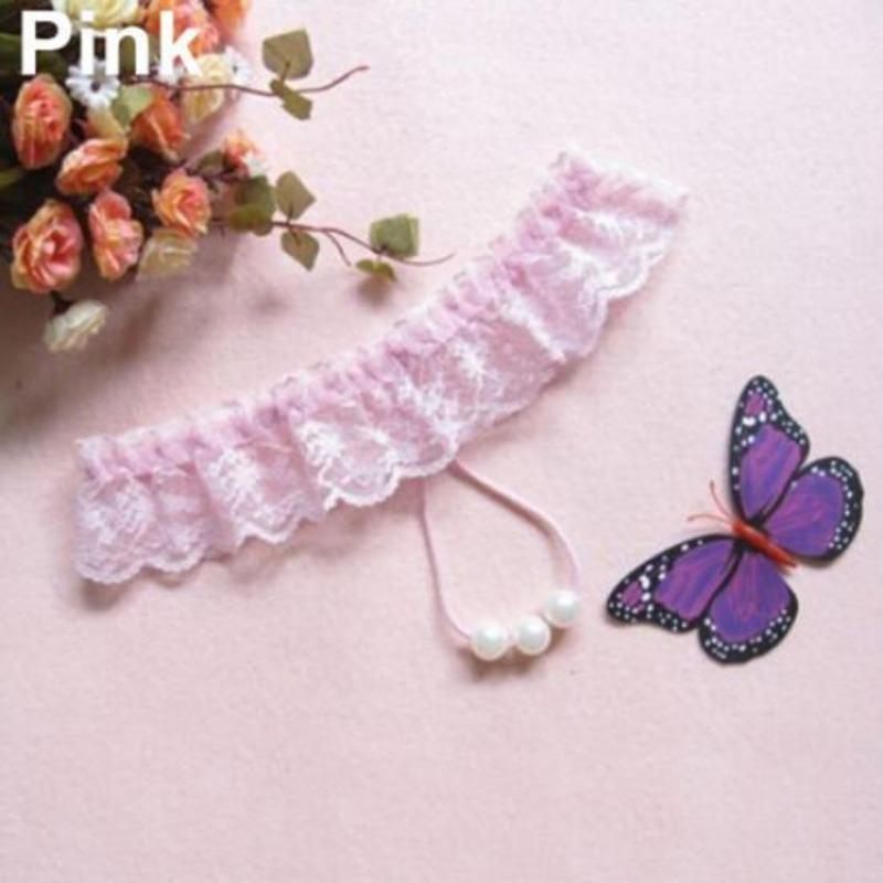 Women's Lingerie Sexy Artificial Pearl Decoration Lace thong Underwear