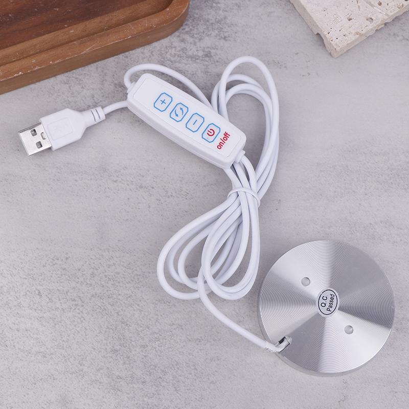 8Mm Usb Dc5V 2W Dimmable Spotlight Surface Mounted Mini Led Lighting Circular Ceiling Light Diy Light Exhibition Cabinet Lamp