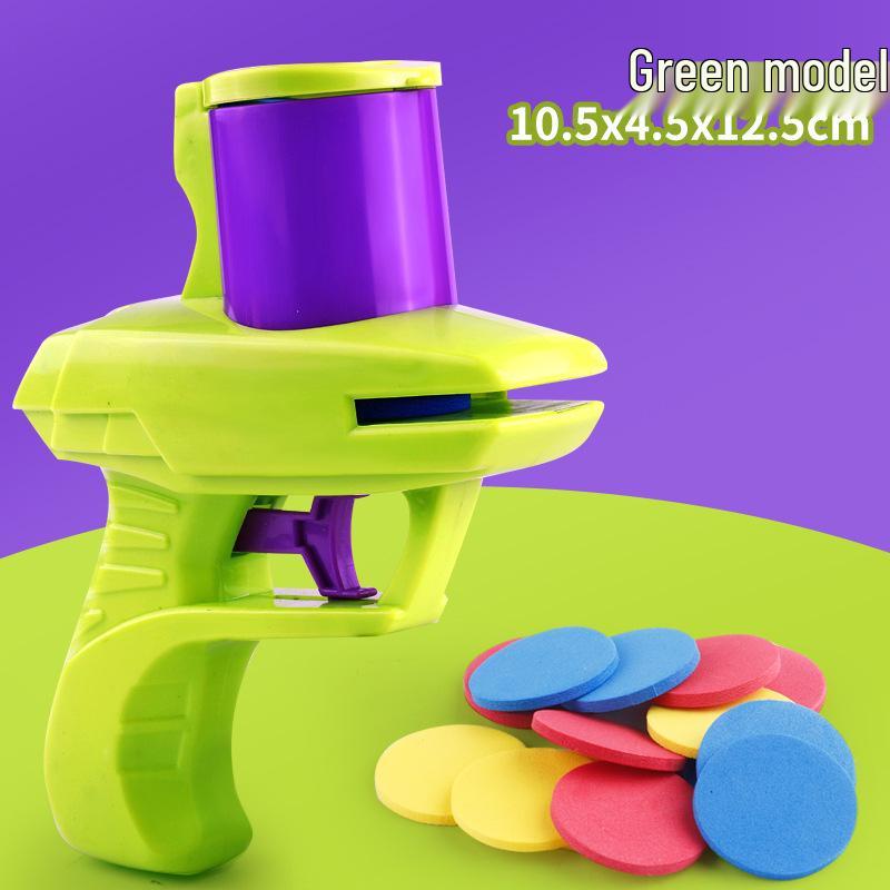 Carrot Gun Toy: EVA Soft Bullet & Frisbee Launcher for Kids