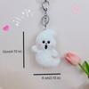 Cartoon Funny Little Ghost Plush Keychain Plush Doll Ghost Decoration  Birthday Gift