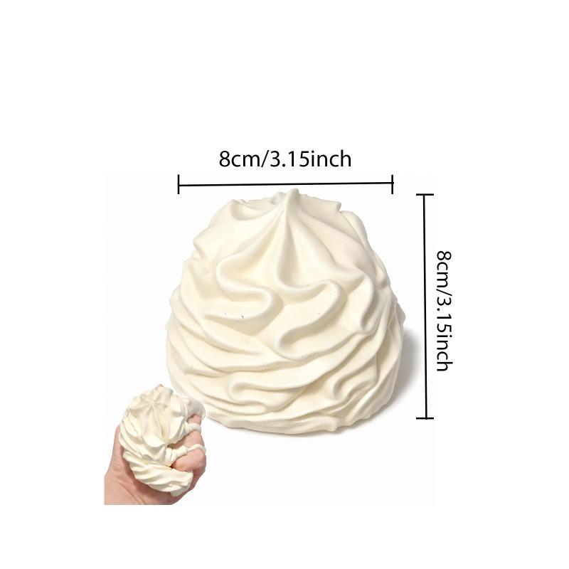 1PC Simulated Dessert Cream Roll Slow Rebound Squeezing Toy Sensory Squeezing Toy Slow Rebound Relieve Stress Gift