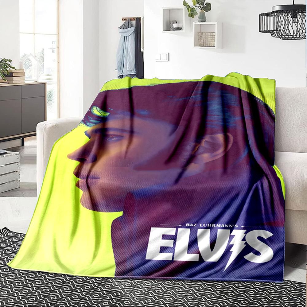 Elvis Presley Blanket Soft Warm Cozy Suitable For Office Bed Office Chair For All Occasions Stylish Decor Gift For Travel Home Birthdays