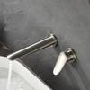 New Bathroom Brush Gold Basin Faucet Chrome Single Lever Hot and Cold Solid Brass Crane Brass Sink Mixer Gray Tap