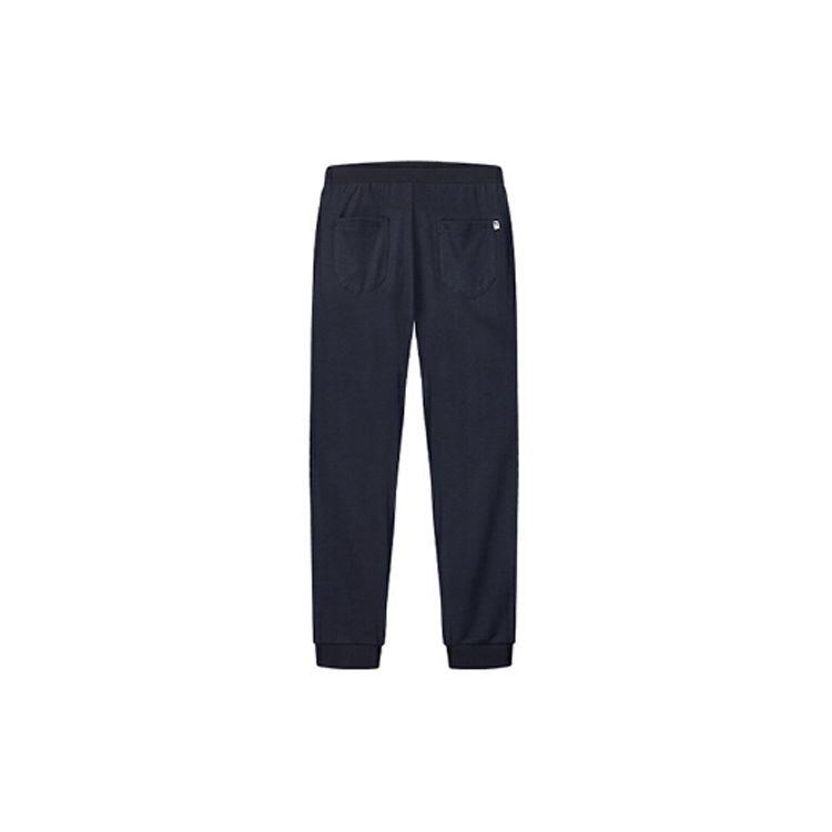 FILA Letter Print Knit Tapered Knit Sports Pants Women bottoms Blue F61W028616FNV