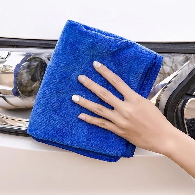 1/3/5Pcs Multi-Purpose Microfiber Cleaning Towels Car Durable Detailing Wash Towel HeavyDuty Cleaning Cloth for Kitchen Bathroom