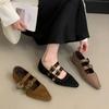 Fashion Designer Summer New Women Loafers Flats Pointed Toe Shoes Fashion Sandals Elegant 2025 Casual Sport Shoes Buckle Woman Sneakers