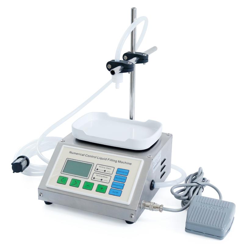 ZONESUN ZS-DP611W Semi-Automatic Diaphragm Pump Liquid Weighing Filling Machine For Beverage Water Essential Oil Perfume 110 volts