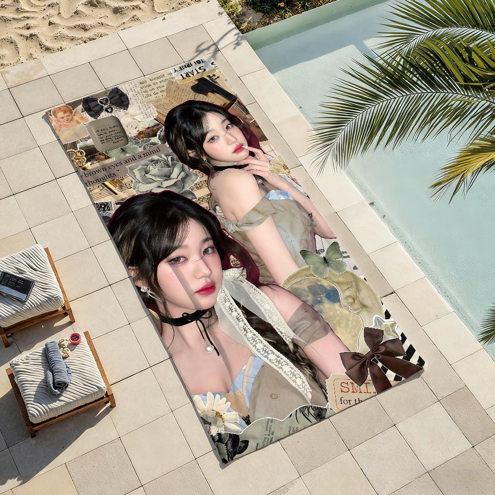 Korean Singer W-Won youngS Towel Drying Bath Towel Applicable To Light Swimming Camping Yoga Beach Out