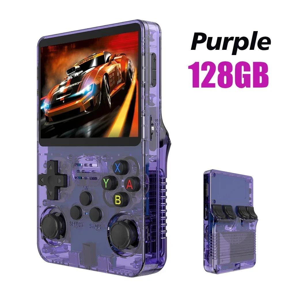 2026 R36S Retro Handheld Game Console 3.5-inch IPS Screen Large Storage: 64GB / 128GB Arkos System Supports Multiple Languages
