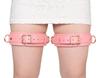 Liebe Seele Thigh Shackles SM Goods Restraints Pink Cosplay Genuine Leather Queen Thighs Sexy (L)