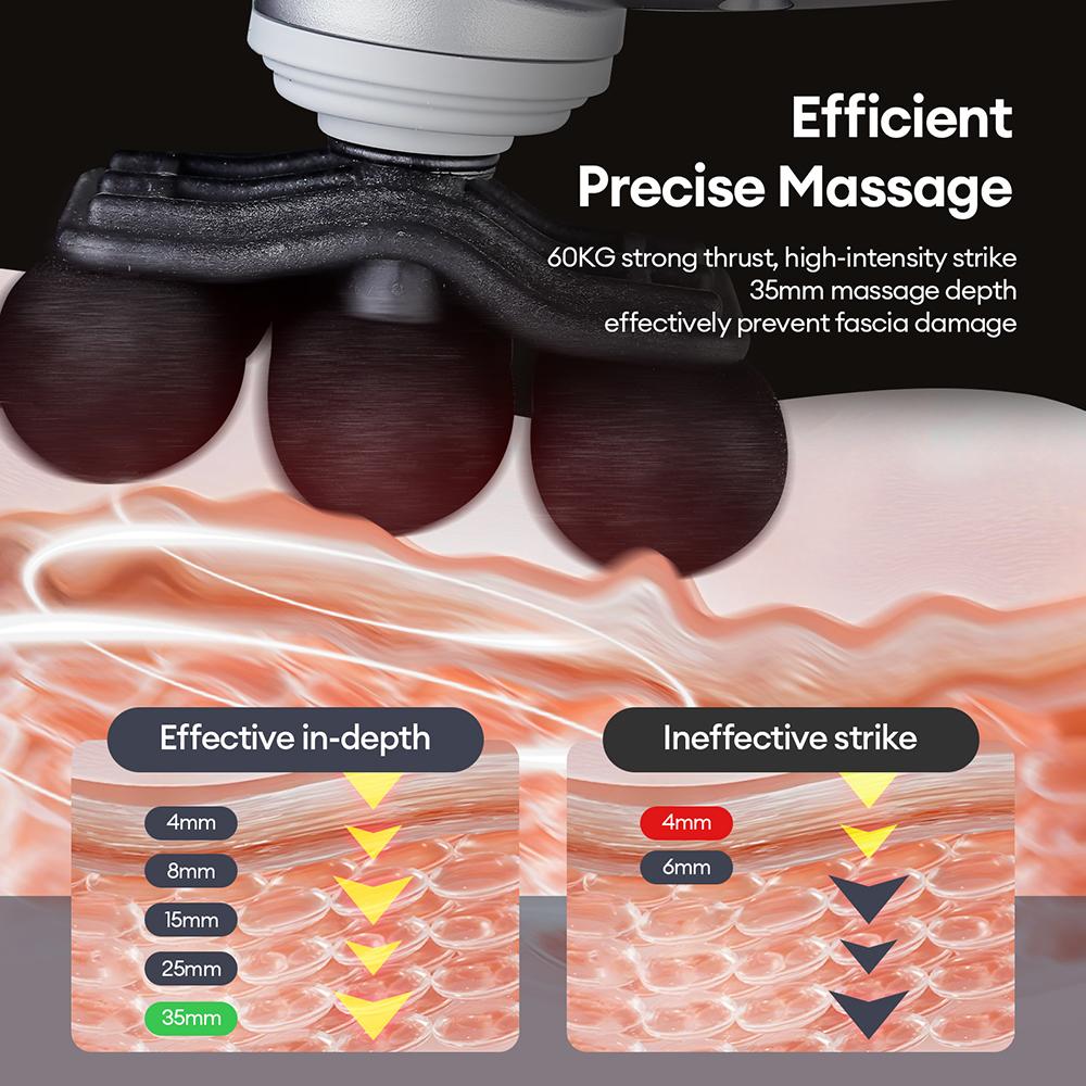 30-Heads Body Massage Gun High-Frequency Vibration Fascia Gun Back Waist Thigh Massager Neck Shoulder Massager Muscle masajeador