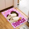 1PC Custom Name Black Princess" Theme Floor Mat Ideal for Living Room, Game Rooms, Office, Bedroom,Floor Mat Playful Design
