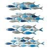 Scultura Murale a Forma di Pesce in Legno Decorazione Murale Moderna a Forma di Pesce Decorazione Interna per la Casa Artigianato per Soggiorno Camera da Letto