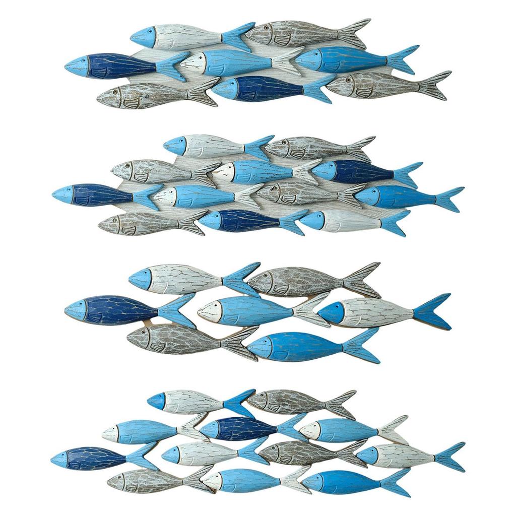 Scultura Murale a Forma di Pesce in Legno Decorazione Murale Moderna a Forma di Pesce Decorazione Interna per la Casa Artigianato per Soggiorno Camera da Letto