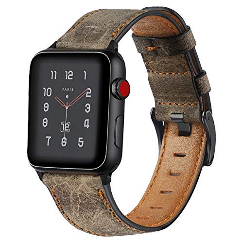 

Strap for Apple Watch Band 44mm 40mm 45mm 41mm 49mm 38 42mm Retro Cow Leather Correa Bracelet Iwatch Series 7 6 3 SE Ultra 2 8 9 42 44 45 49mm