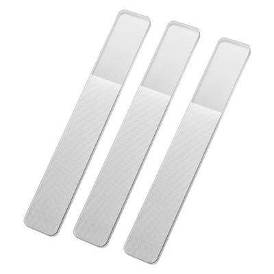 3Pcs Glass Nail File Cuticle Clean Polishing Frosting Manicure Buffer Strips